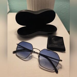 Carrera Hexagon Blue Gradient Sunglasses